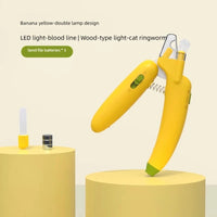 Professional Pet Nail Clippers with LED Light – Stainless Steel Pet Claw Grooming Scissors for Dogs, Cats & Small Animals