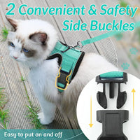 Cat Harness and Leash for Walking  Escape-Proof | Soft Adjustable Vest | Easy Control