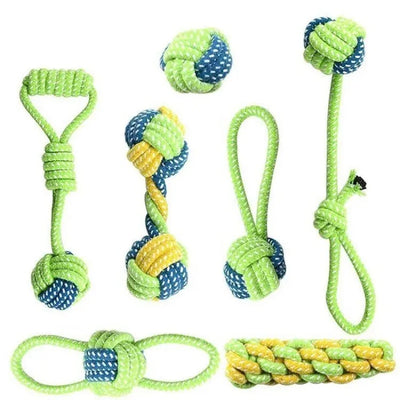 Interactive Cotton Rope Dog Toy – Chew & Dental Care