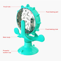 Interactive Treat Leaking Toy – Ferris Wheel Slow Feeder for Cats & Small Dogs