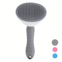 Self-Cleaning Pet Hair Removal Comb – Cat & Dog Slicker Brush for Grooming, Deshedding & Fur Care