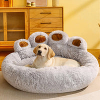 Fluffy Dog Bed – Winter Warm Sofa Basket for Pets