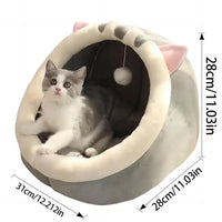 Deep Sleep Cat Bed – Foldable, Removable & Washable