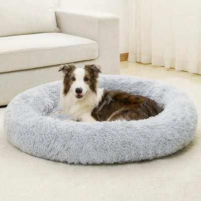 Soft Dog Bed House – Plush Cushion Bed for Dogs & Cats