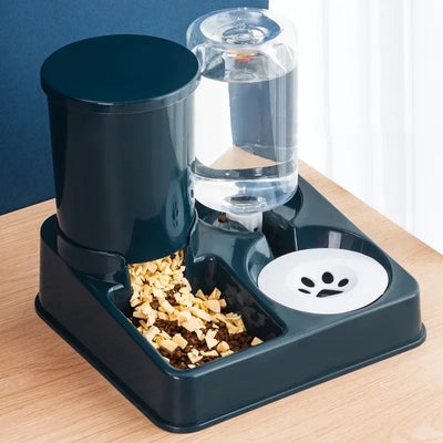 Automatic Pet Feeder & Water Dispenser Set
