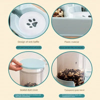 Automatic Pet Feeder & Water Dispenser Set