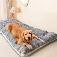 Extra Large Plush Dog Bed  Super Soft, Thickened Polyester Mat for Large Dogs