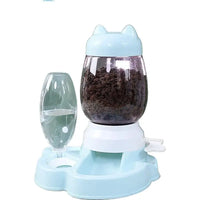 Automatic Press-Type 2-in-1 Cat Feeder & Water Dispenser