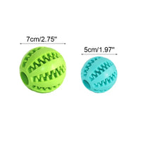 Interactive Dog Toy Ball – Rubber Chew & Treat Feeder Ball
