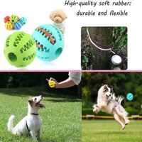 Interactive Dog Toy Ball – Rubber Chew & Treat Feeder Ball