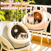 Deep Sleep Cat Bed – Foldable, Removable & Washable