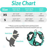 Cat Harness and Leash for Walking  Escape-Proof | Soft Adjustable Vest | Easy Control