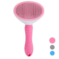 Self-Cleaning Pet Hair Removal Comb – Cat & Dog Slicker Brush for Grooming, Deshedding & Fur Care
