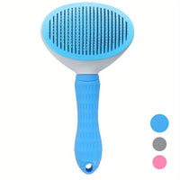 Self-Cleaning Pet Hair Removal Comb – Cat & Dog Slicker Brush for Grooming, Deshedding & Fur Care
