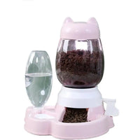 Automatic Press-Type 2-in-1 Cat Feeder & Water Dispenser